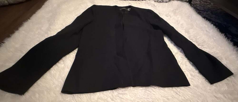 E.R. Gerard for Renlyn Vintage 100% Pure Wool Black‎ Fitted Jacket